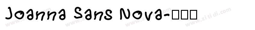 Joanna Sans Nova字体转换